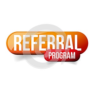 Referral Program orange button