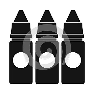 Refill bottles icon, simple style