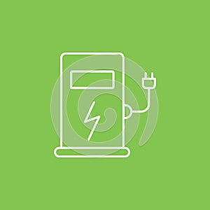 Refill, charge, eco icon - Vector. Simple element illustration from UI concept. Refill, charge, eco icon - Vector. Infographic