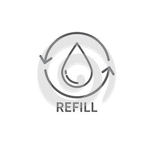 Refill Line Icon