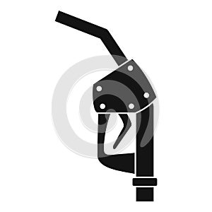 Refill fuel pistol icon, simple style