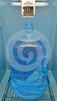 Refilling 5 gallon water bottle