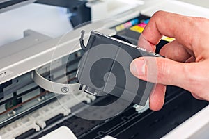 Refilling third party printer cartridges; inkjet