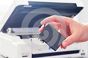 Refilling third party printer cartridges, inkjet