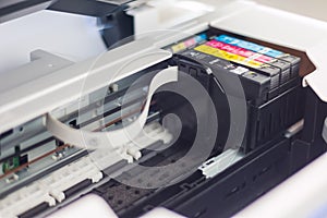 Refilling third party printer cartridges, inkjet