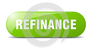 refinance button. refinance sign. key. push button.