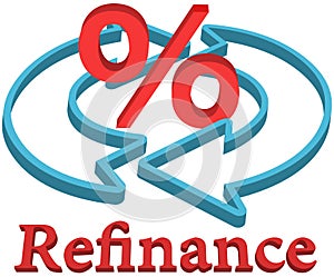 Refinance home mortgage loan photo