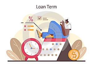 Refinance process. Loan rate reduction to lender agreements.