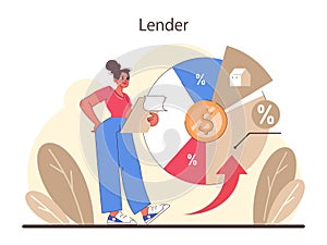 Refinance process. Loan rate reduction to lender agreements.