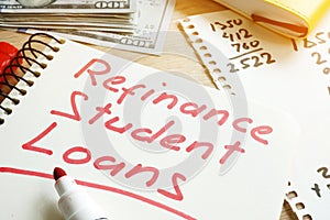 Refinance Student Loans form.