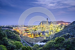 Refineries on a River