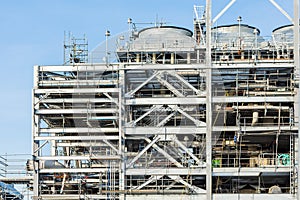 Refinery Factory with LNG - Stock Image