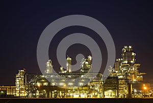 Refinery at night 6