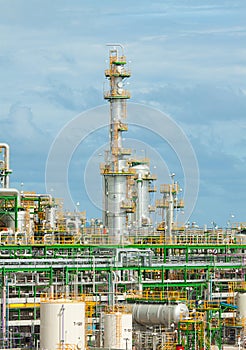 Refinery petrochemical plant