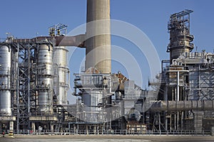 Refinery plant at Europort harbor, Rotterdam