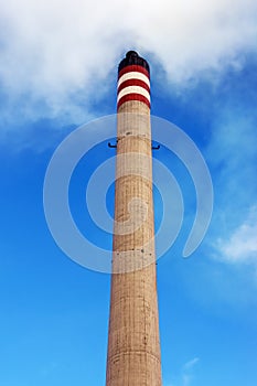 Refinery smokestack