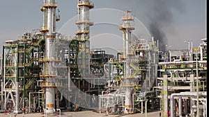 Refinery view in operation