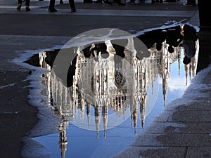 Reflect of Duomo Milano