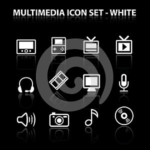 Reflect Multimedia Icon Set