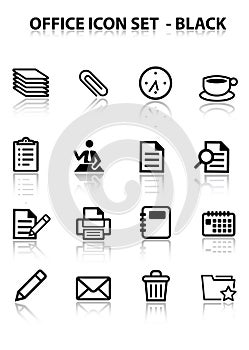 Reflect Office Icon Set