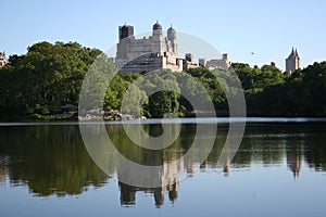 Reflected Buildings overlooking Central Park