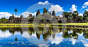 Reflected image of Angkor Wat