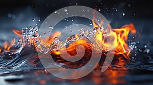 reflecti water on fire