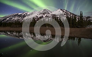 Reflecting Alaskan Aurora