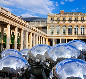 Reflecting Balls of Palais Royale