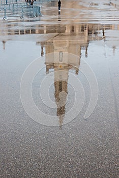 Reflection of Basilica of Our Lady of the Rosary, Portugal