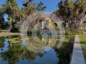 Reflection of the Botanic House Balboa Park