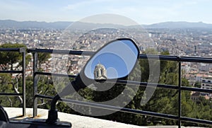 Reflection of Cathédrale de la Major in Marseille