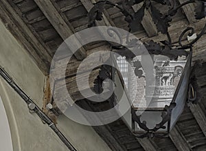 Reflection of a classic column