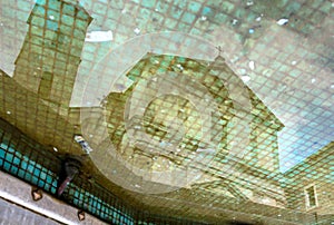 Reflection of Duomo Cathedral in Potenza