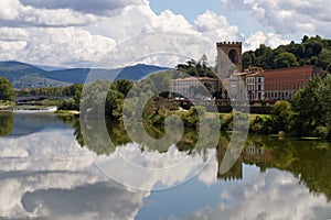 Reflection in the Fiume Arno