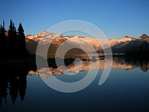 Reflection in Garibaldi Lake, Canada photo