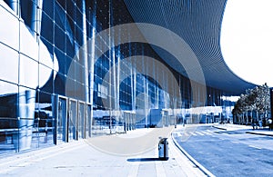 Reflection glass curtainwall