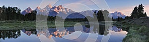 Reflection of Grand teton