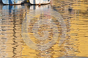 Reflection of the harbour