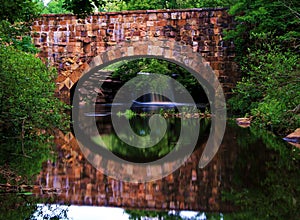 Reflection at Hidden Stone Bridge