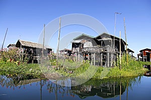 Reflection at Inle Lake