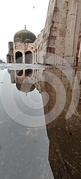 Reflection of Jama Masjid in Mandav