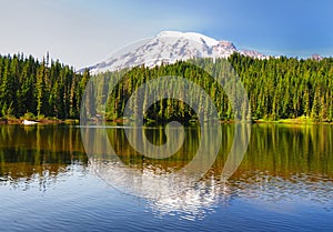 The Reflection Lake and Mt Rainier