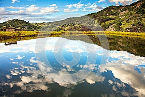 Reflection on a lake