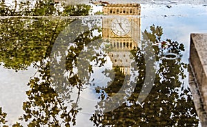 Big Ben upside down