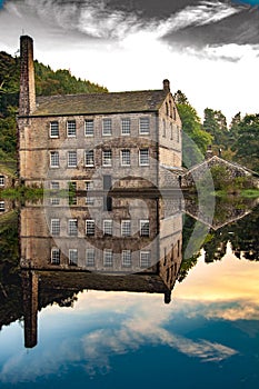 Reflection of Mill in old Mill pond