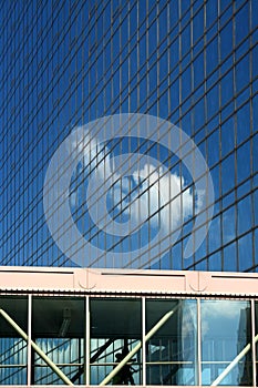 Reflection of Minneapolis building