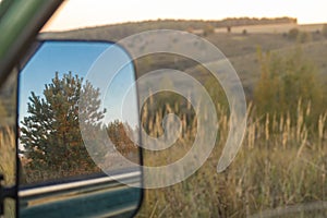 Reflection in the mirror