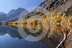 Reflection of Mountain Autumn Colors