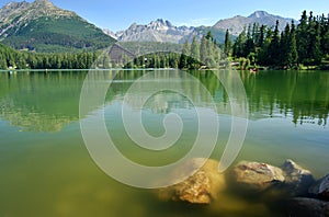 Reflection in Mountain Lake